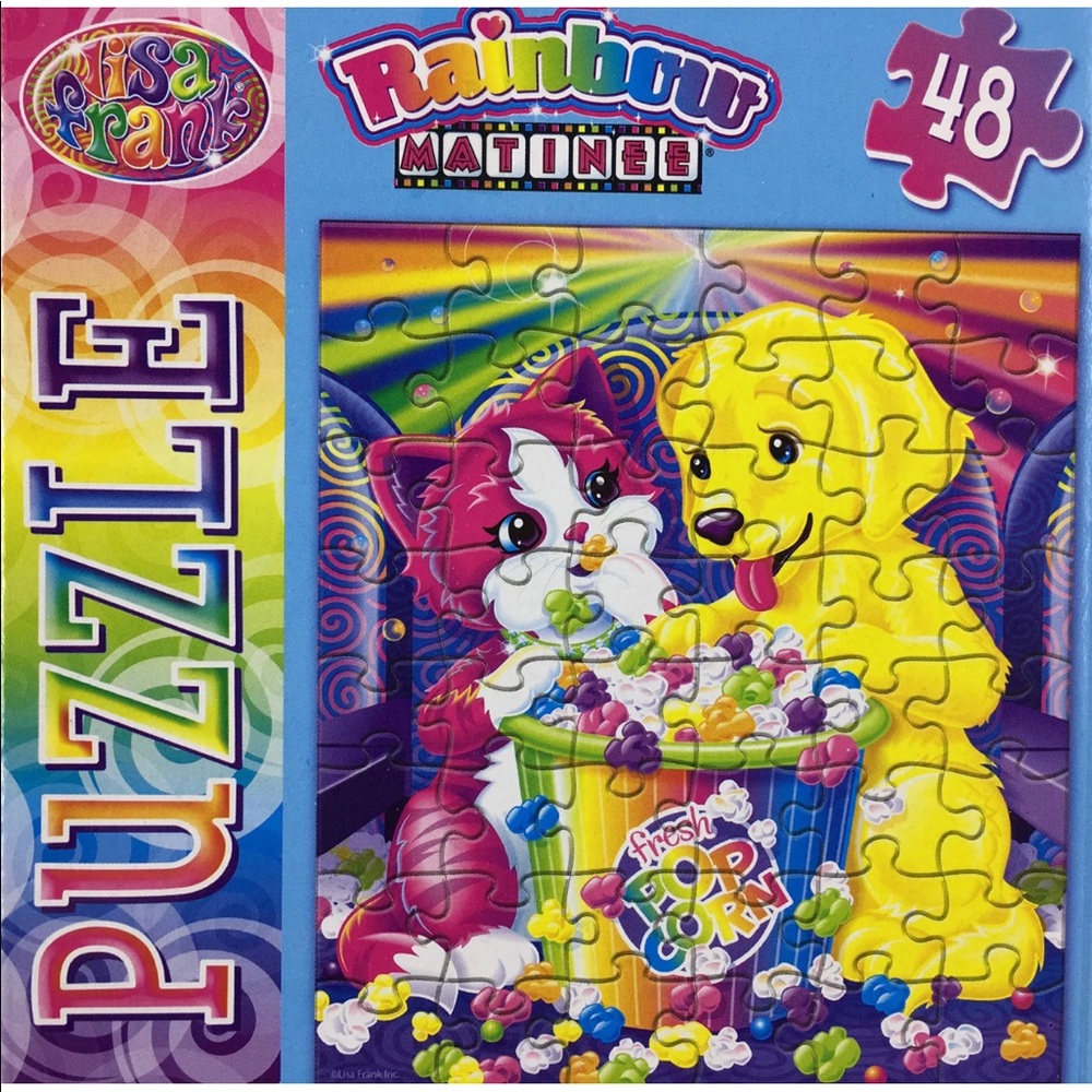 🐱1 Lisa Frank 2019 48 Piece Puzzle.